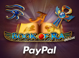 Kosten Sie die Anreize des immer aktuellen Glanzlicht Book of Ra Deluxe PayPal